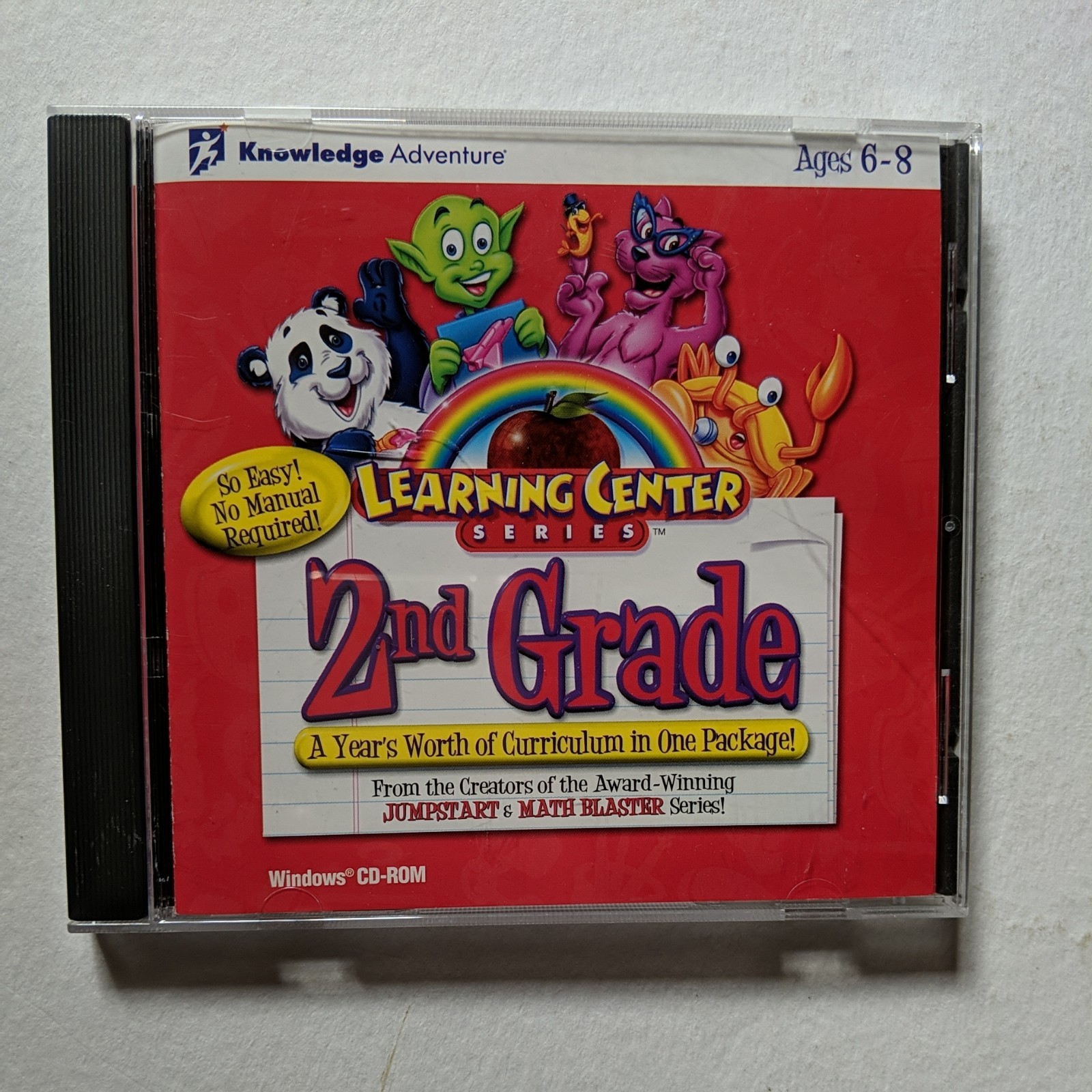 Learning Center Series 2nd Grade Cd Rom knowledge adventure  ages 6-8