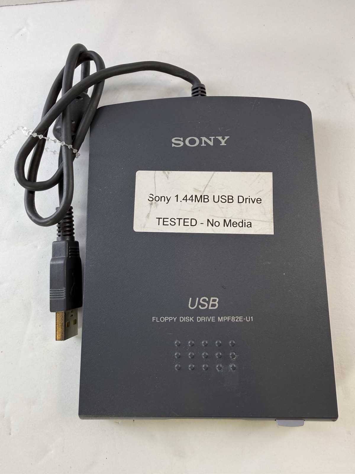 Sony MPF82E-U1 External 3.5" USB Floppy Disk Drive 1.44MB Portable