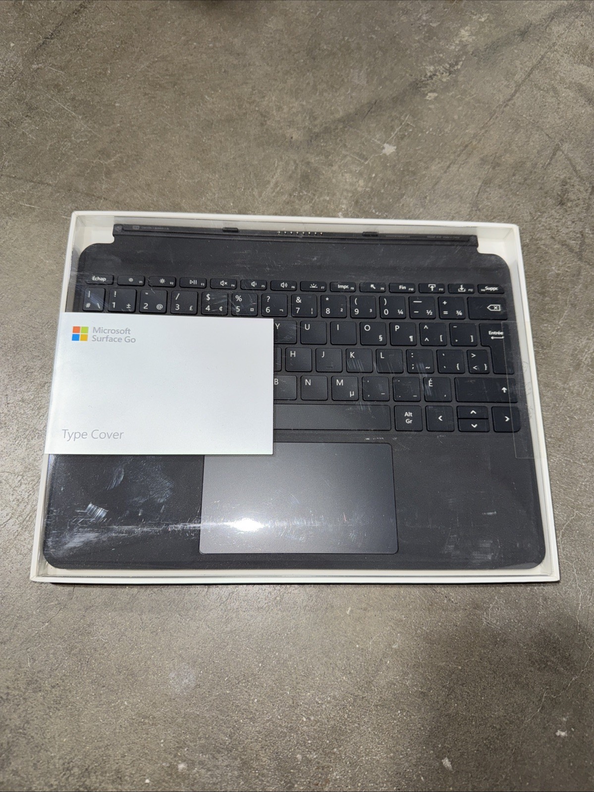 New Microsoft Surface Go Signature Type Cover Black French Layout KCM-00002