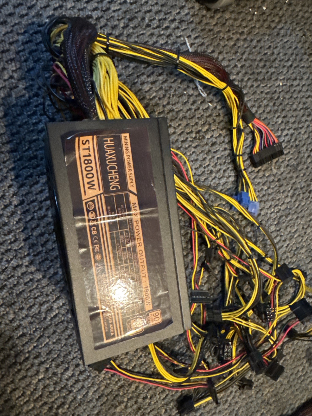 HUAXUCHENG ST 1800 W 90 Plus Gold Mining Power Supply 1800w