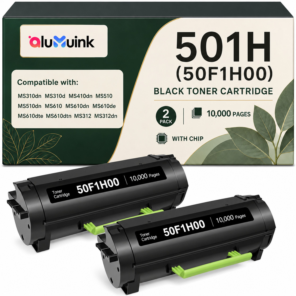 50F1H00 High Yield Toner Cartridge for MS510dn MS415dn MS312dn MS310dn MS610dn