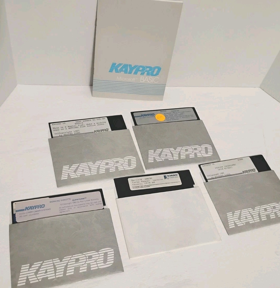 Kaypro 10 CP/M Technical Software Lot – Dealer Diagnostic, Tinker-Kit, Turbo...