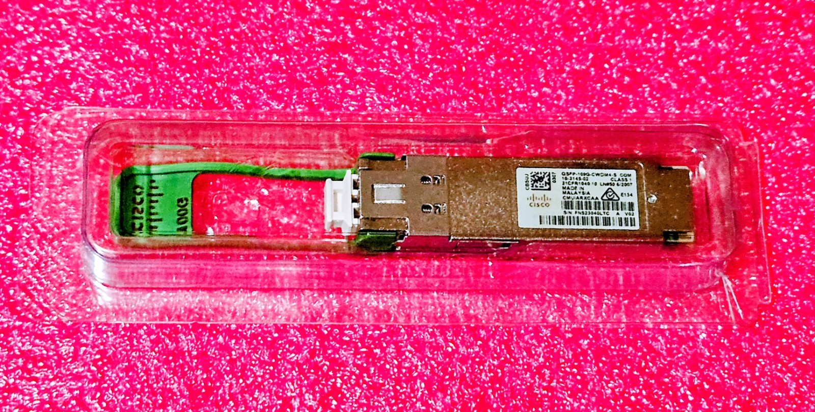 Genuine CISCO QSFP-100G-CWDM4-S 100GBASE CWDM4 QSFP+ Optic LC 10-3145-02 W/ Holo