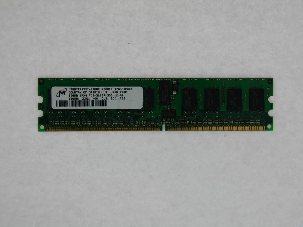 DELL 4D554 RAID RAM 256MB PC2-3200R PowerEdge 1850 2800 2850 MT9HTF3272Y-40EB2