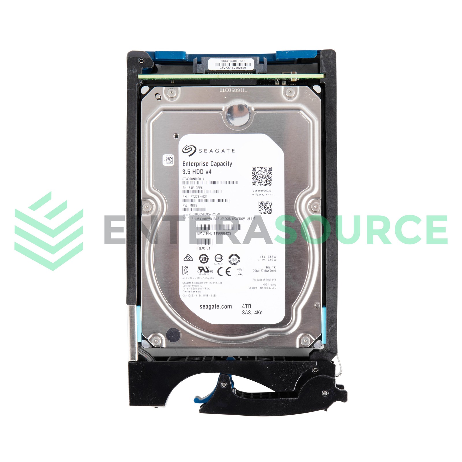 EMC 118000423 4TB 7.2K SAS 3.5" 12Gbps 4K Hard Drive | Seagate ST4000NM0014