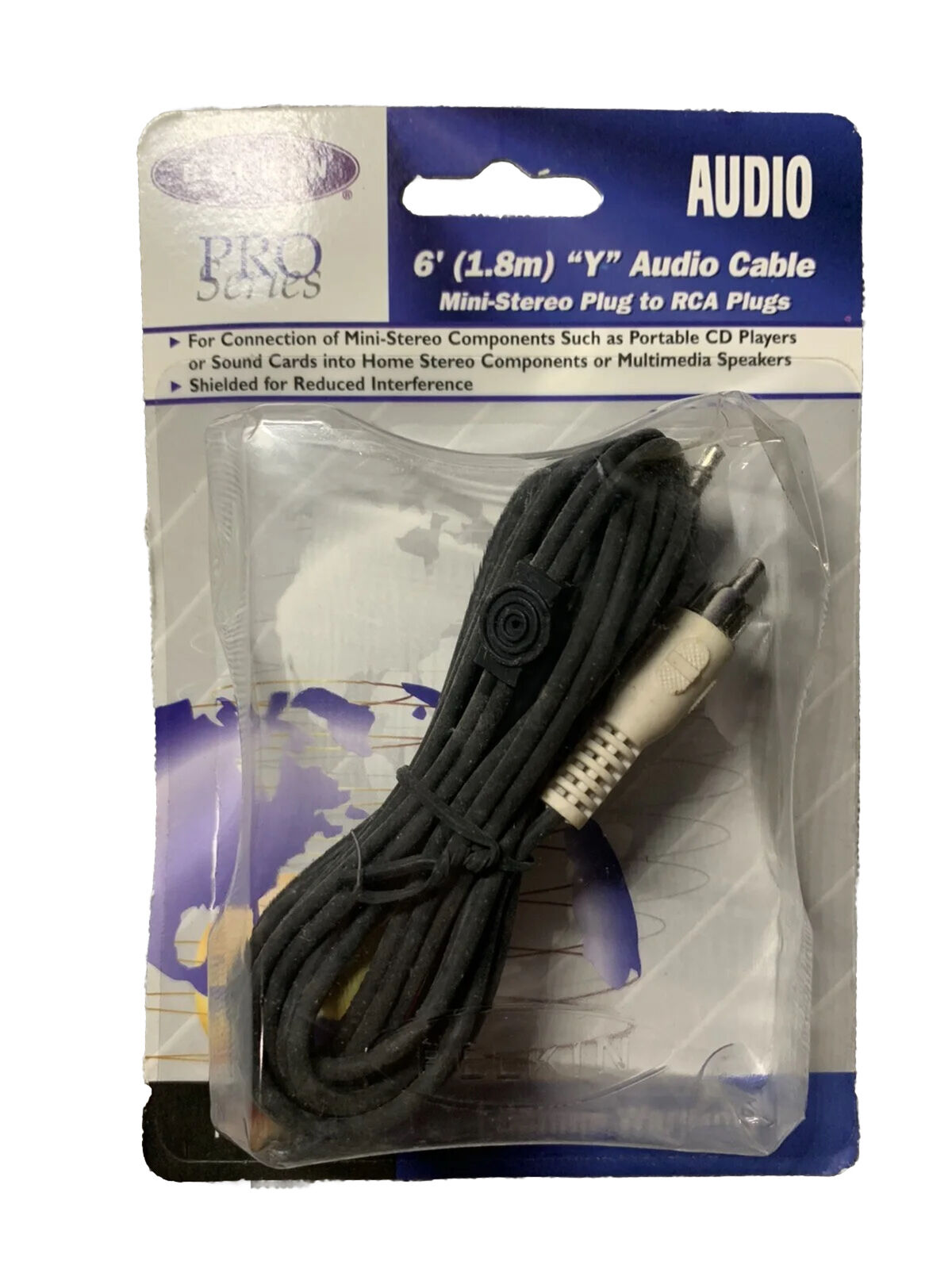 Belkin Y Audio Cable - 1 X Mini-phone Male 2 Rca 6ft -f8v23506-
