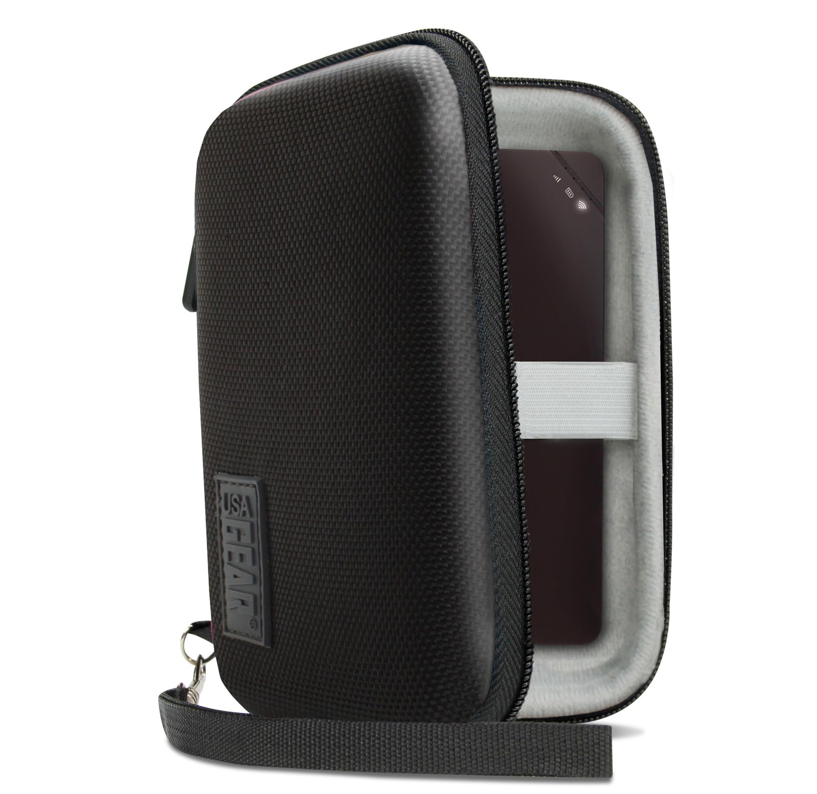 USA Gear Portable WiFi Hotspot for Travel Carrying Case with Wrist Strap