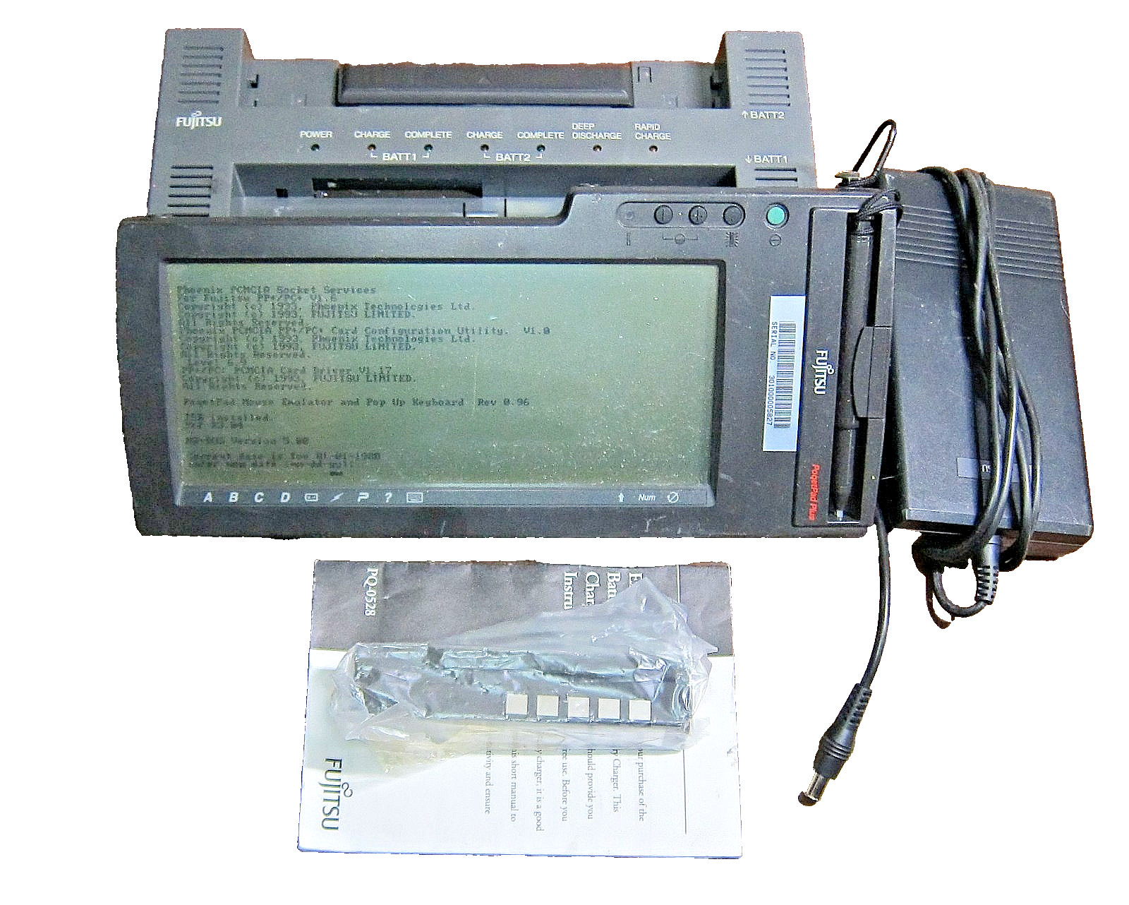 Vintage Rare Fujitsu PQ-3010 PoqetPad Plus Tablet Computer