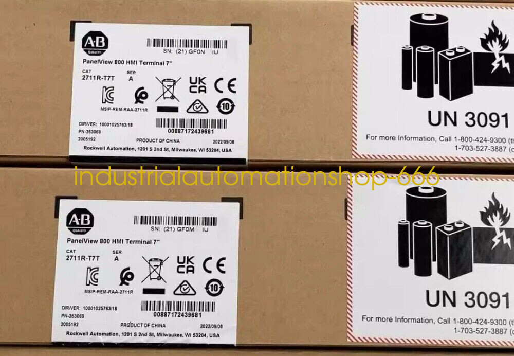 1PC NEW 2711R-T7T Panelview 800 Hmi 7 Inch Color Terminal Via DHL or FedEX
