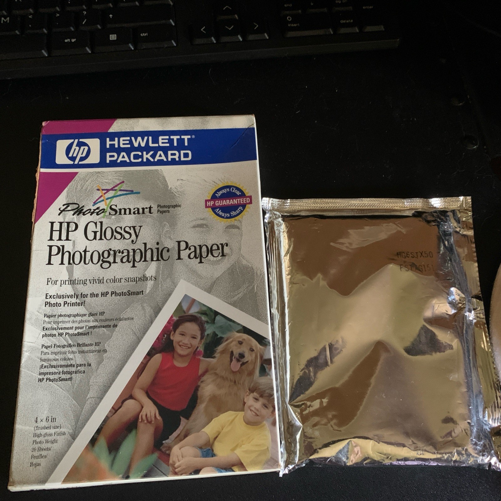 HP Premium Glossy Photo Paper 20 Sheets 4 x 6” Unopened NEW + 5x 3.5 sheets 