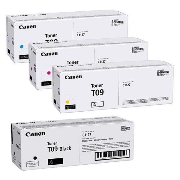 Genuine Set of Canon T09 Toner Cartridges. 3020 3019 3018 3017 C005AA