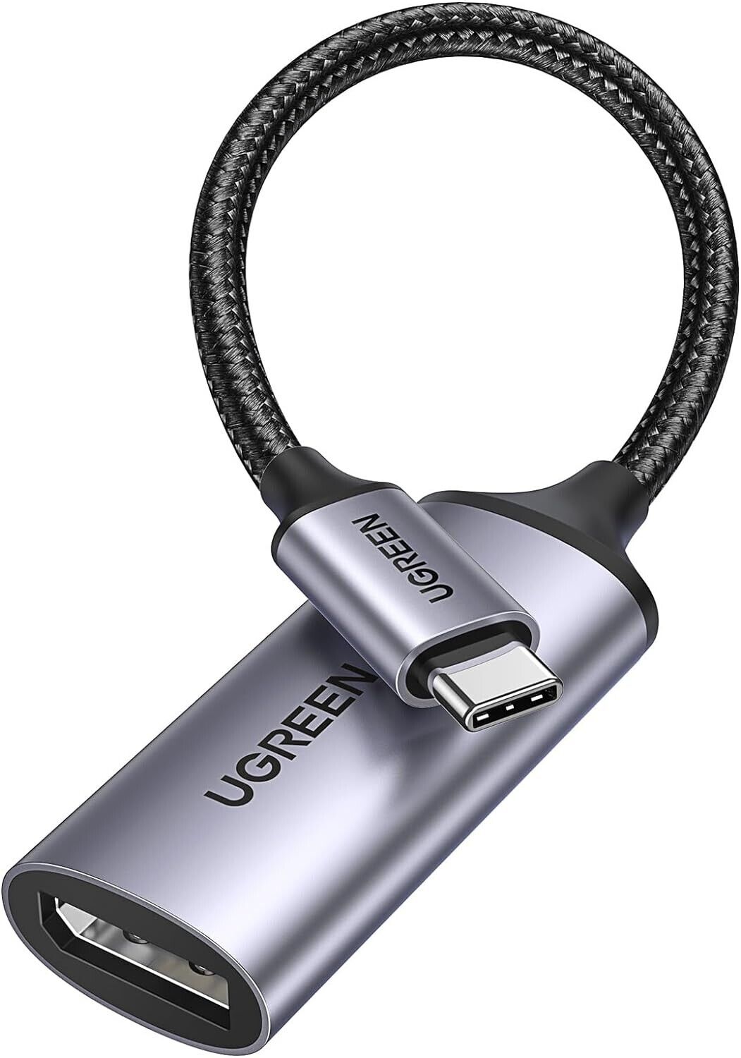 UGREEN USB C to DisplayPort 1.4 8K@60Hz 4K@240Hz HDR Braided Nylon Adapter Cable