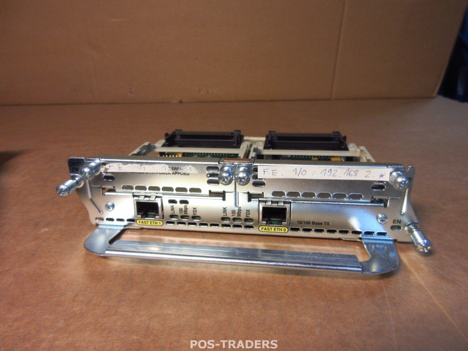 Cisco 2FE 2W expansion network module 2 ports 2FE2W-V2 PULLED FROM CISCO 3620