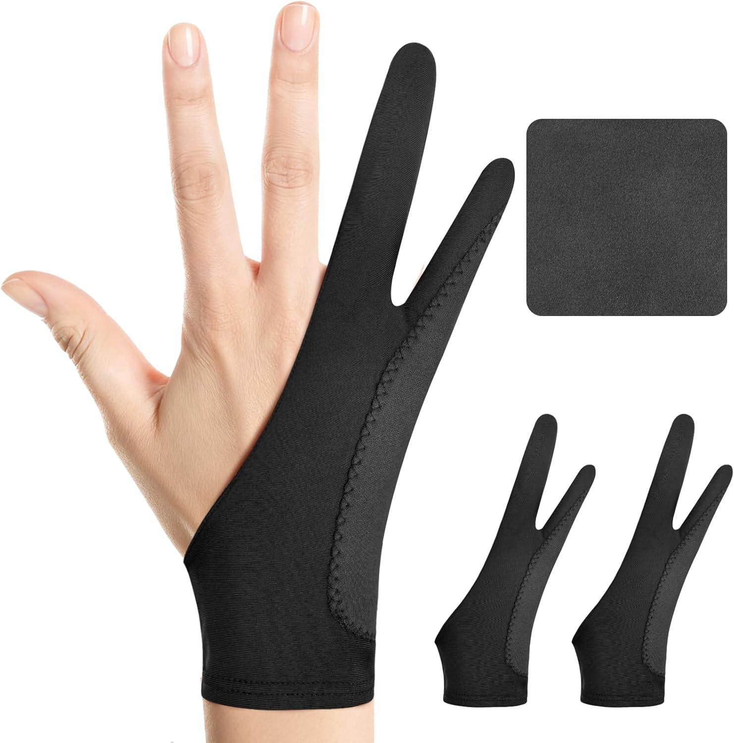 Digital Drawing Glove 2 Pack,Artist Glove for Drawing Tablet,Ipad,Sketching-Art