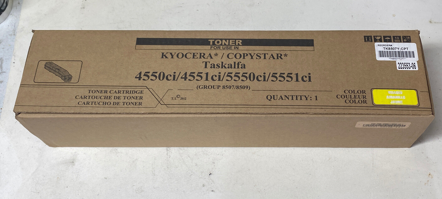 Kyocera/Copystar Compatible Yellow Toner TASKalfa 4550ci/4551ci/5550ci/5551ci