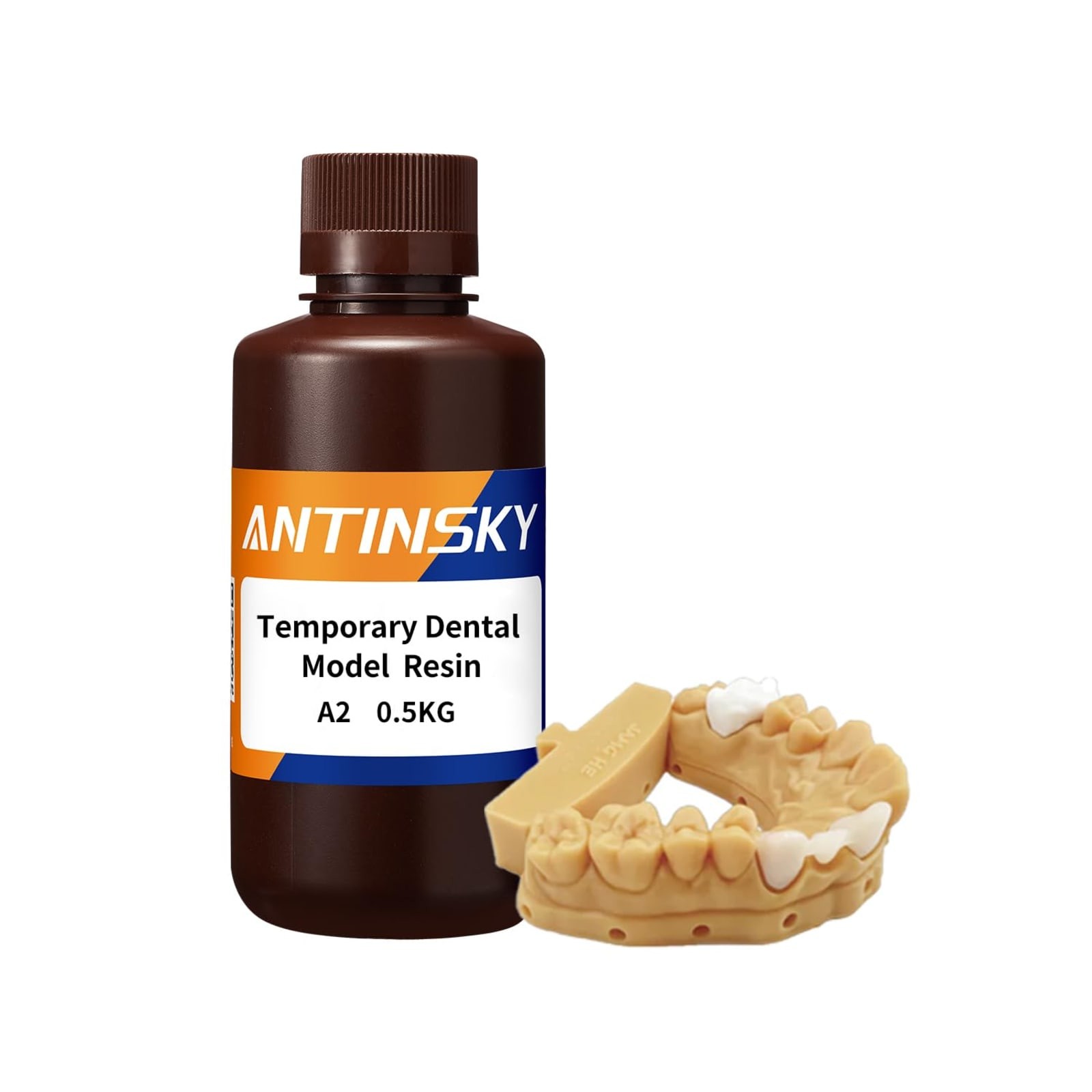 Antinsky Temporary Dental Model Resin A2 500g 405nm DLP LCD 3D Printer