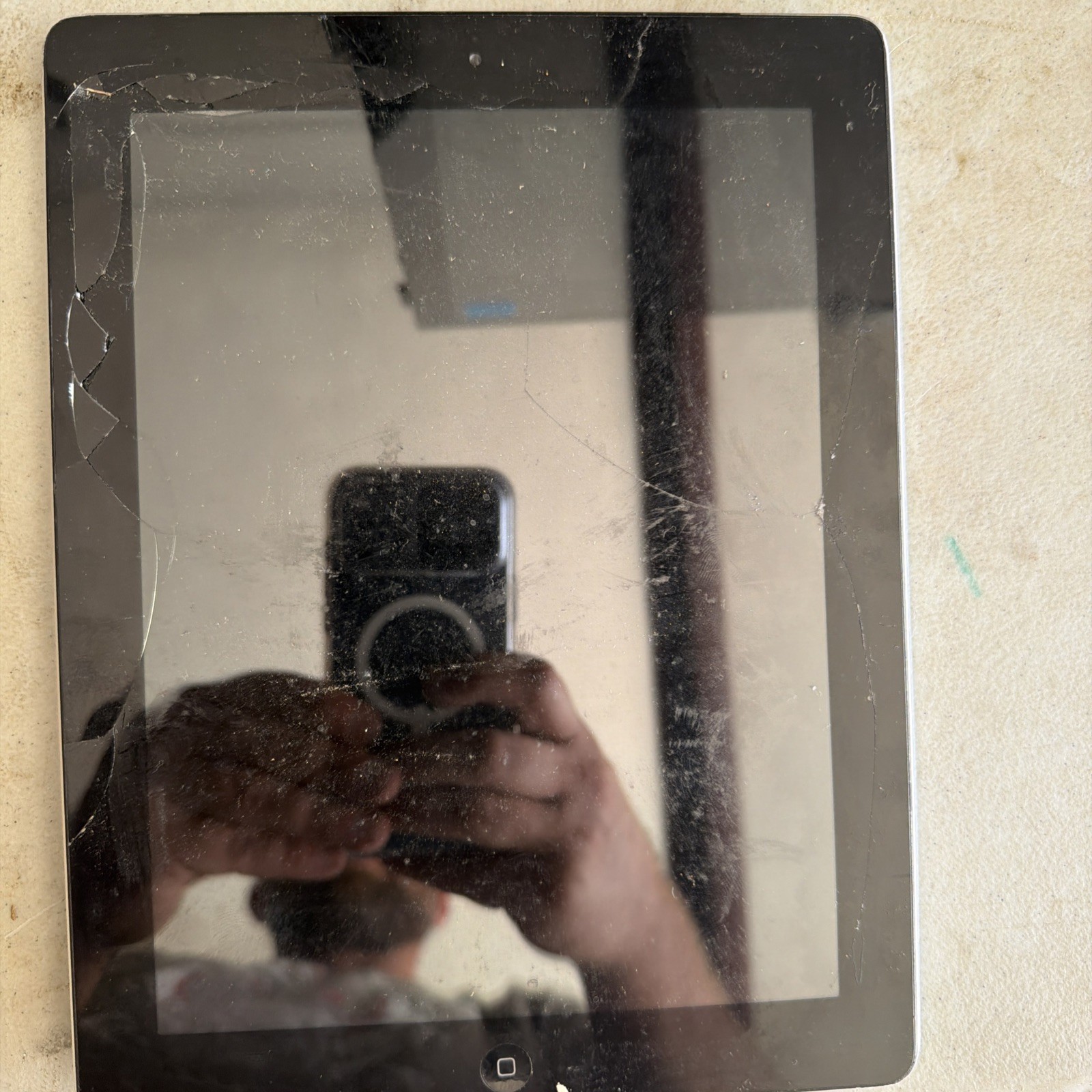 Lot of 2 Apple iPad 1st Gen A1219 32GB for parts Or Repairs Only
