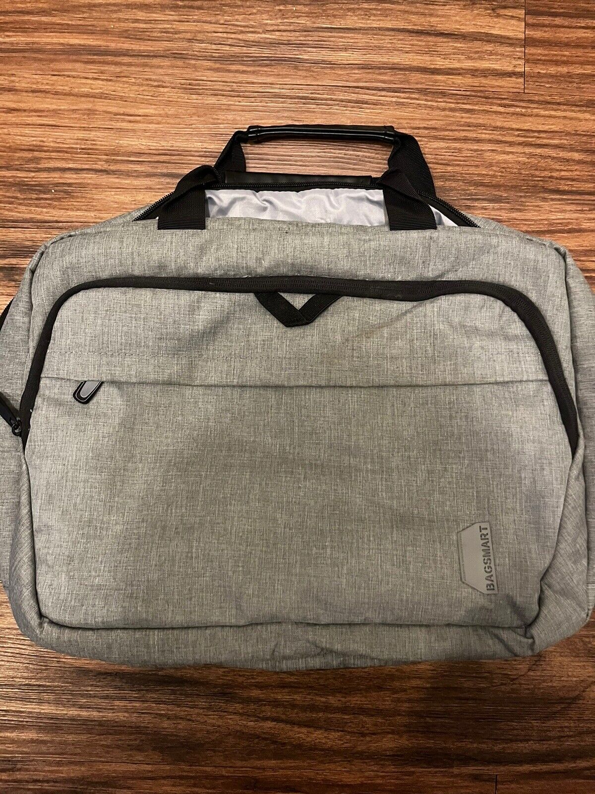 BAGSMART 17.3 Inch Laptop Bag, Expandable Laptop Bag Briefcase-Grey