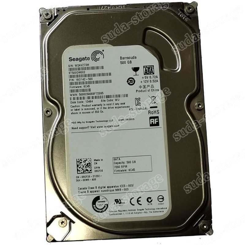 1PCS Seagate Barracuda 500GB ST500DM002 7200RPM SATA 3.5" Desktop Internal Hard