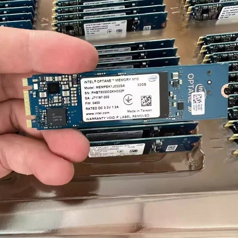 2Pcs Intel Optane Memory 32GB MEMPEK1J032GA SSD M.2 2280 PCIe 3.0 3D Xpoint NVMe