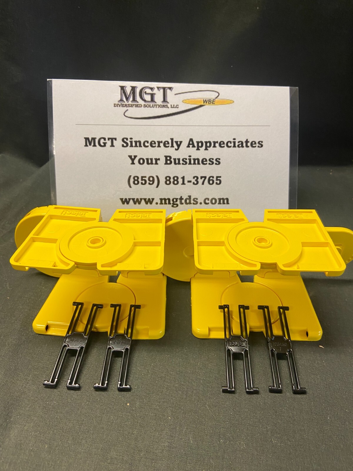 TELECT / 027-0000-4200 / 2x2 CABLELINKS / YELLOW / SET OF 2 LINKS