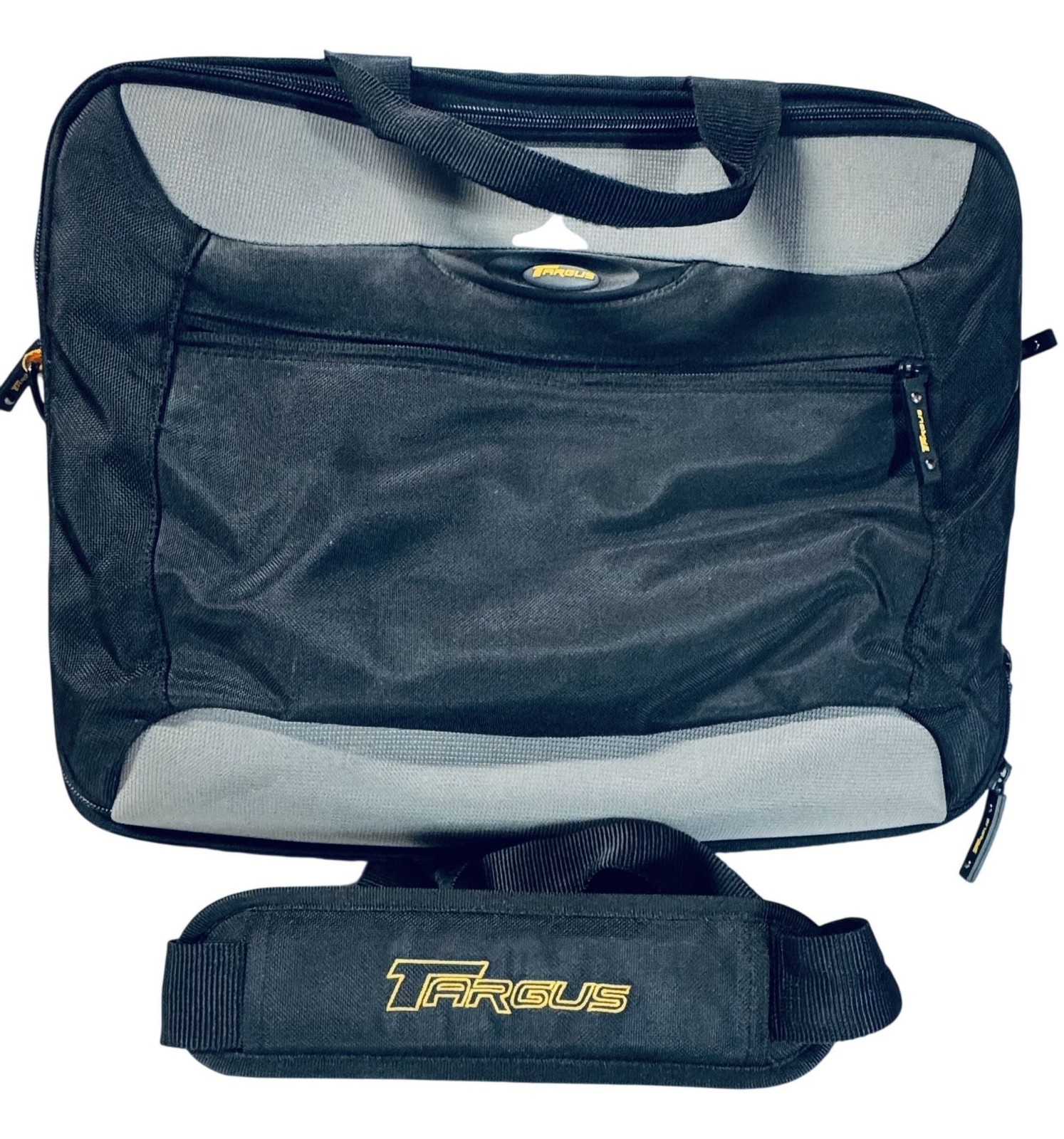 Targus Computer Bag Heavy Duty Black Nylon W/ Gray Accents