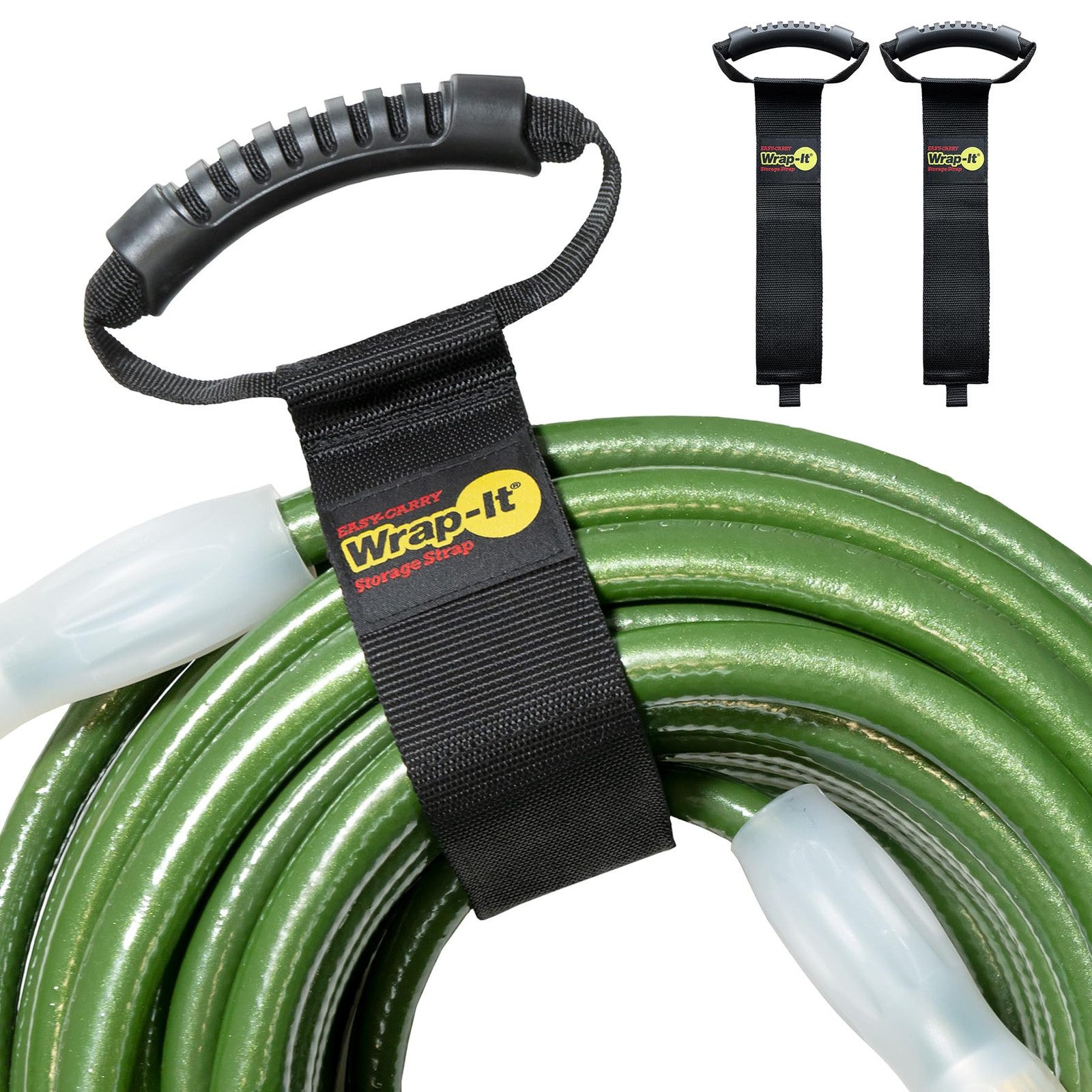 Easy-Carry Straps - 28” (2-Pack) – Heavy-Duty Hook and Loop Extension Cord Ca...