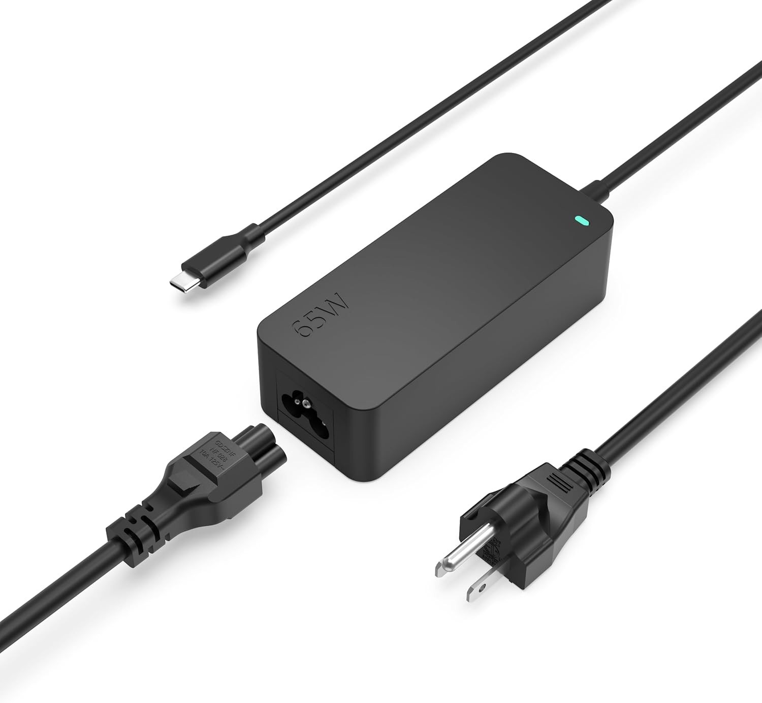 65W USB C Charger Laptop Adapter for Lenovo Chromebook ADLX65YDC2A 4X20M26268