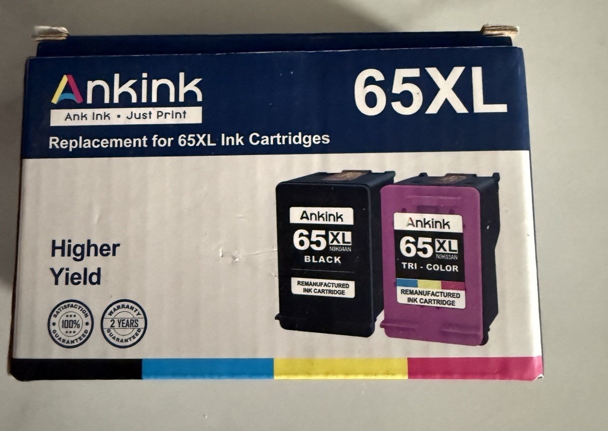 65XL Ink Cartridge Color & Black Combo