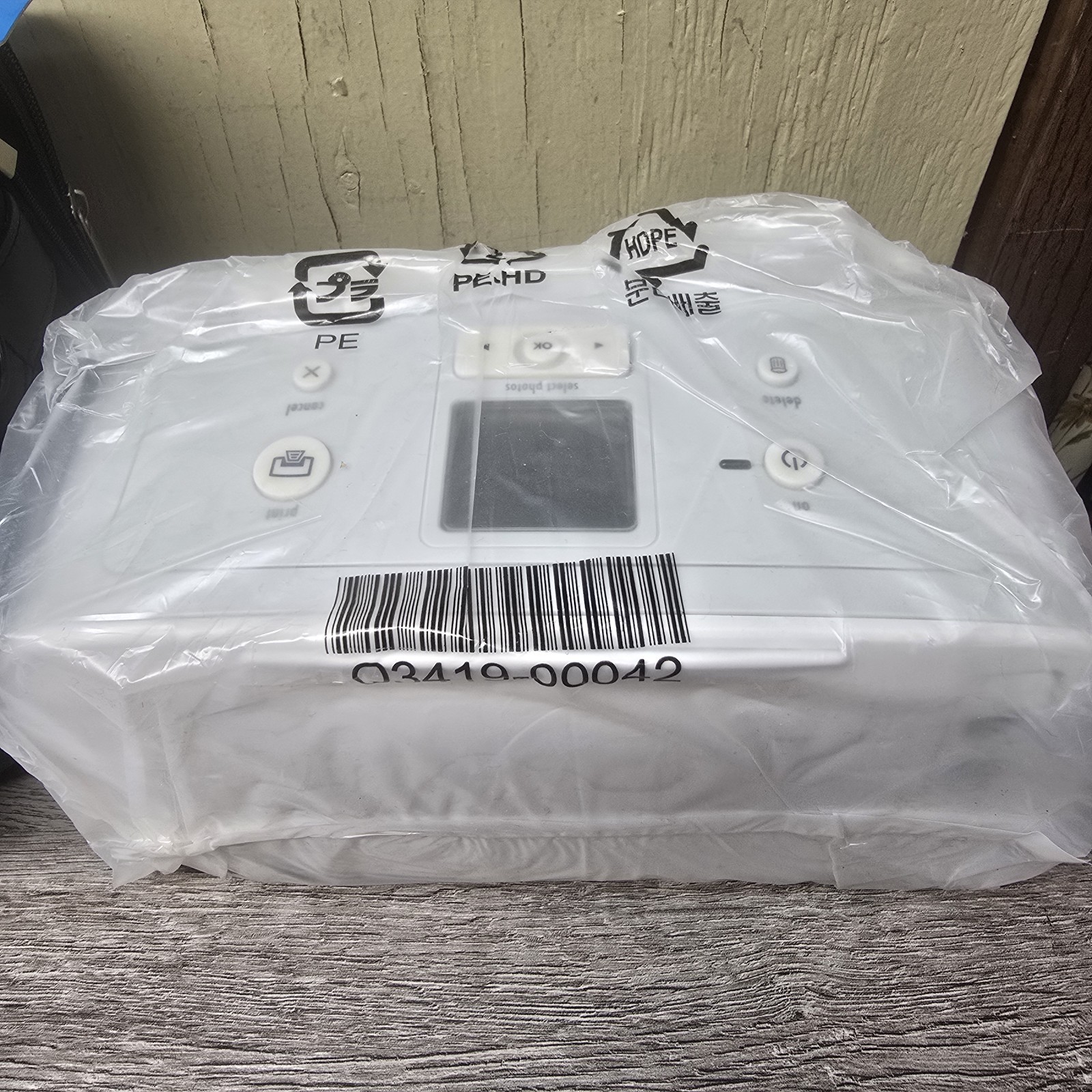 HP Photosmart 335 Portable Photo Printer & Carrying Case AC Adapter NOS
