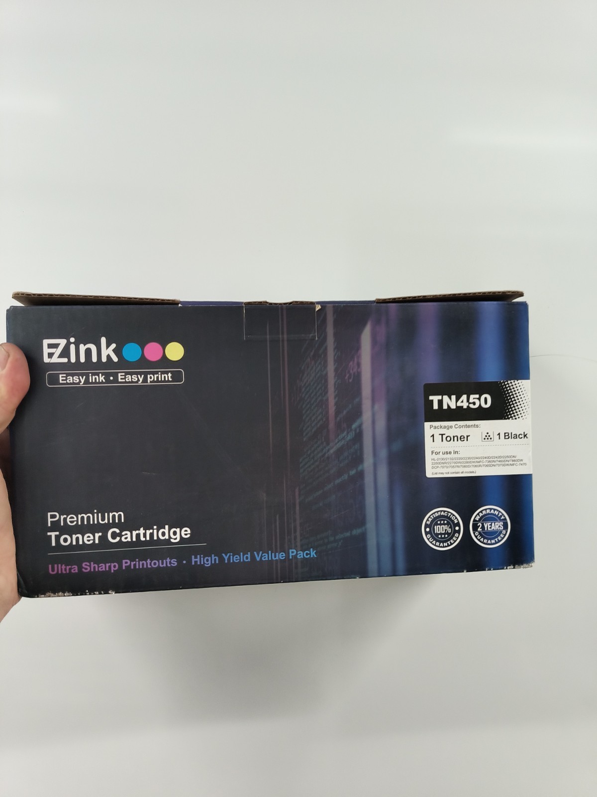 EZink TN450 Black Premium Toner Cartridge NEW IN THE BOX