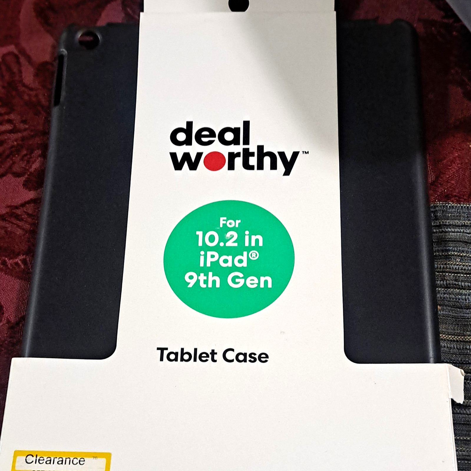 Dealworthy Tablet Case for Apple iPad 9th Gen 10.2 in Flexible Black