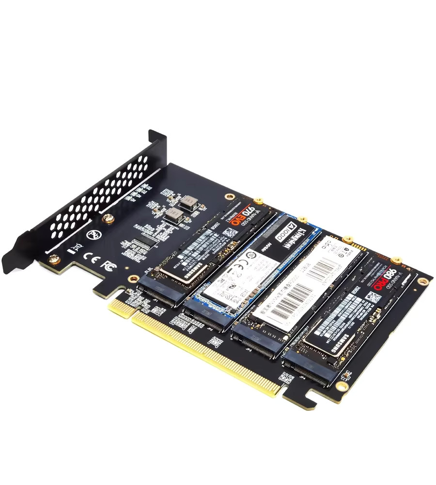 M.2 NVMe SSD to PCIe 4.0 3.0 Adapter Card for 2230 2242 2260 2280 Drives