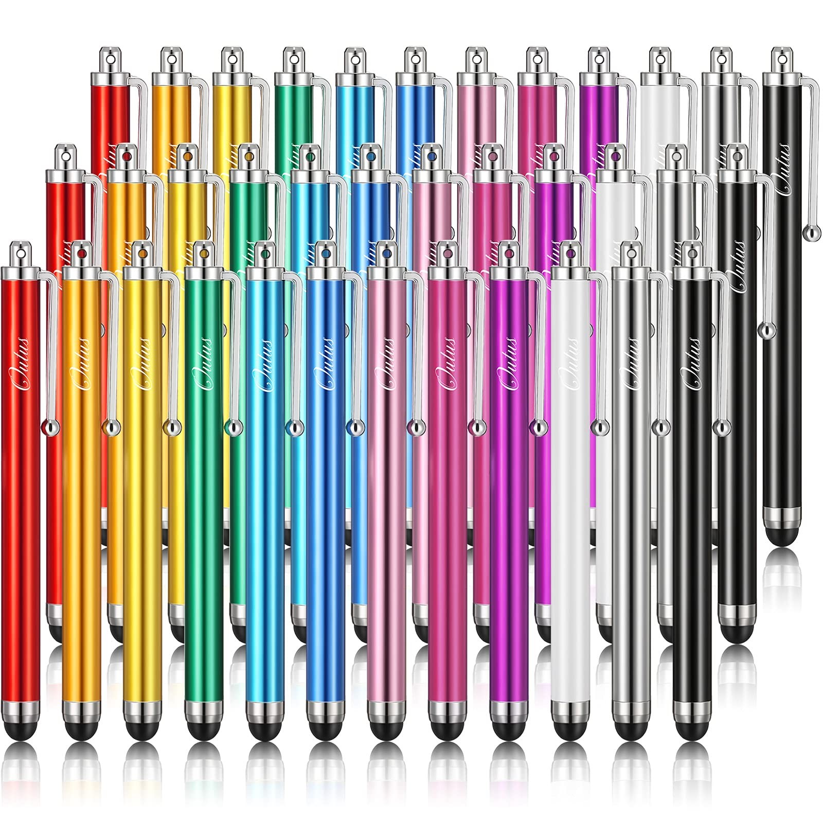 Outus 36 Pcs Stylus Pen for Universal Capacitive Touch Screens Multicolor 