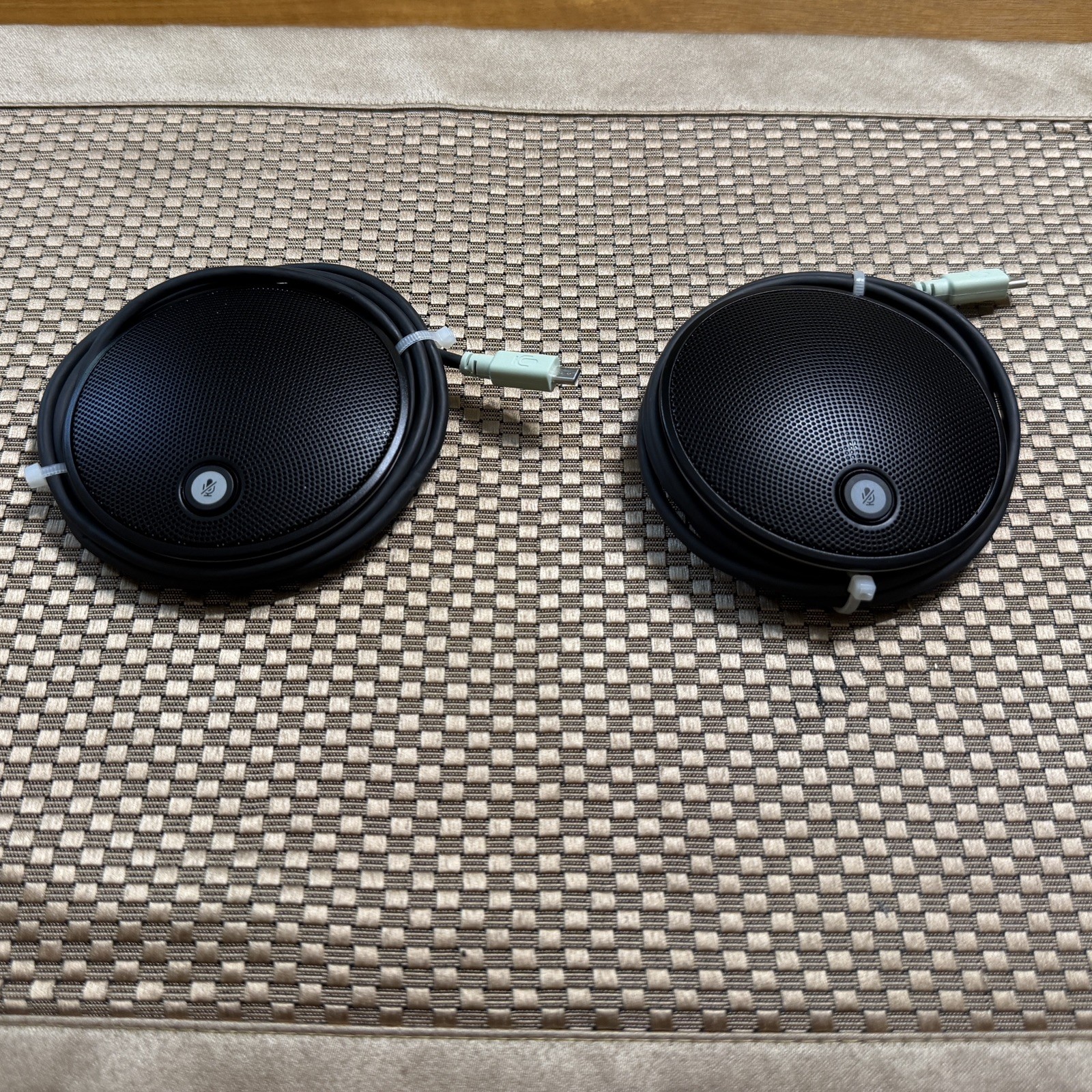 2 x Logitech GROUP Expansion Mic V-U0037 - Genuine Conference Mic Pair