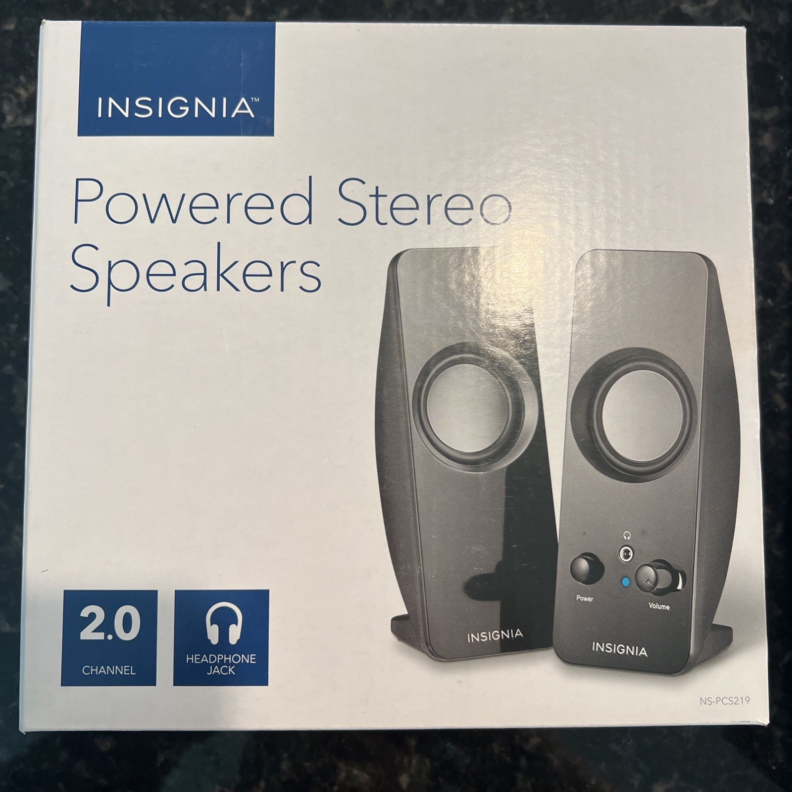 Insignia™ - Stereo Pc Speakers - Black Model:NS-PCS219