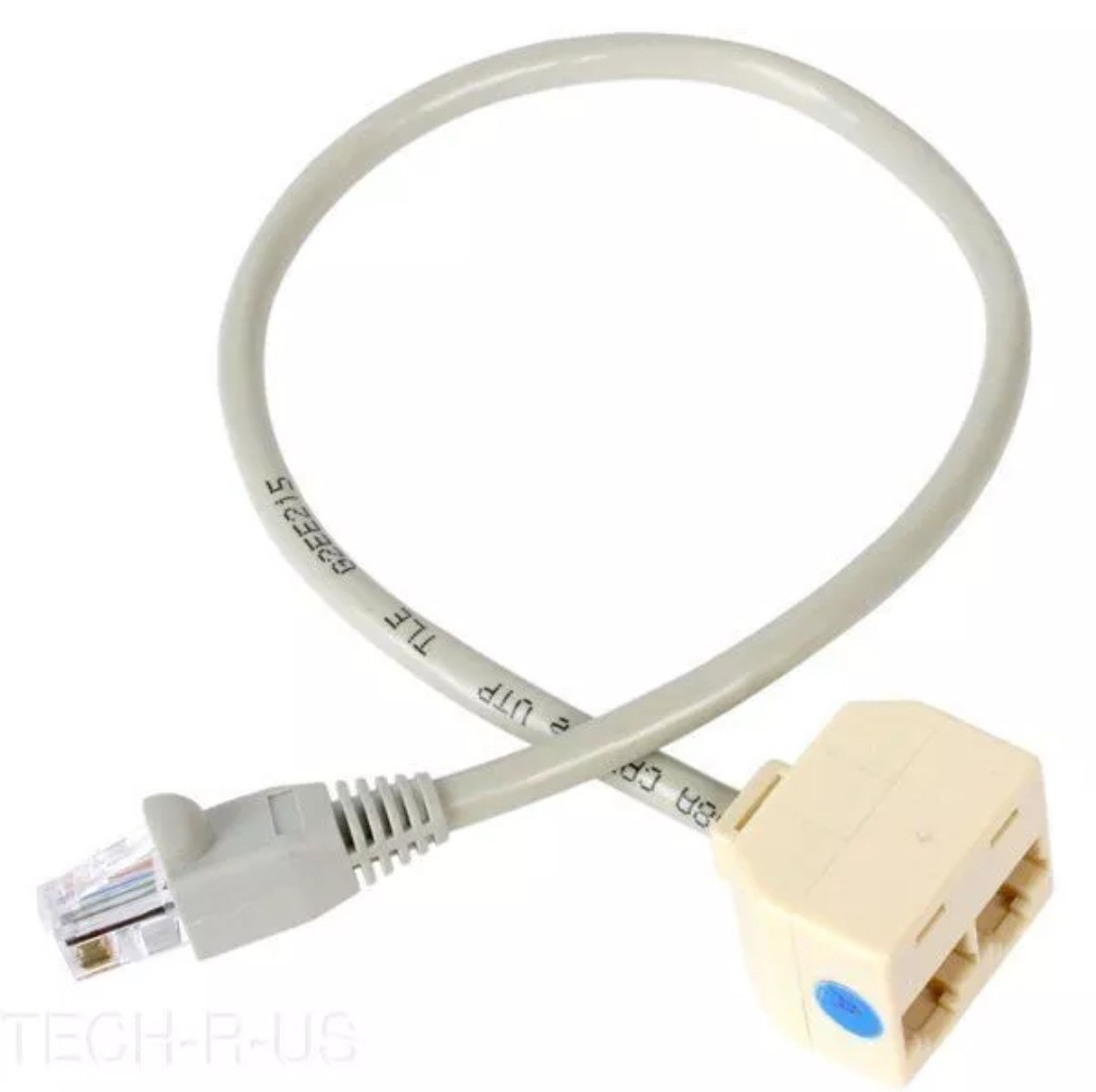 Startech RJ45SPLITTER 2-to-1 RJ45 Splitter Ethernet Cable Adapter