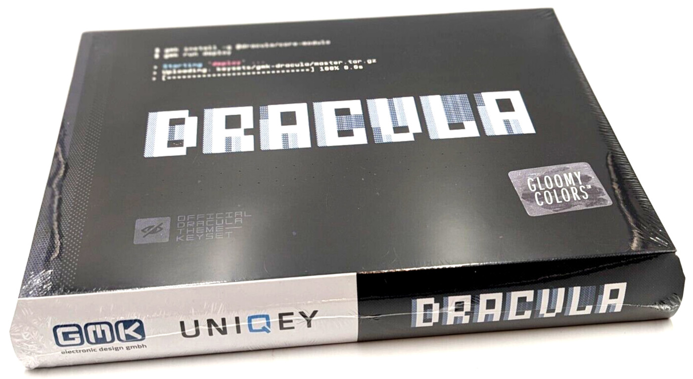 GMK Dracula R1 Base Mechanical Keyboard Keycaps Keyset BRAND NEW SEALED
