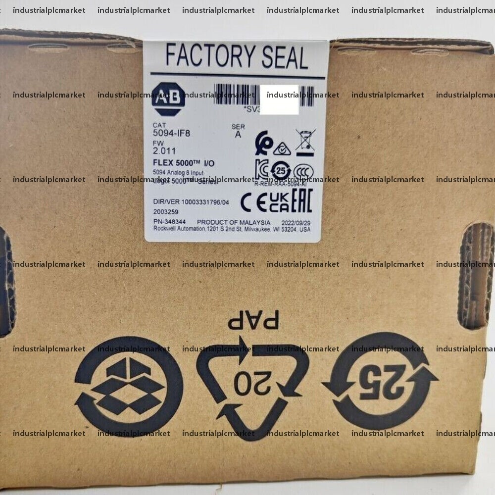 New Factory Sealed Allen Bradley 5094-IF8 Ser A Flex 5000 Input 8 Current/Volt