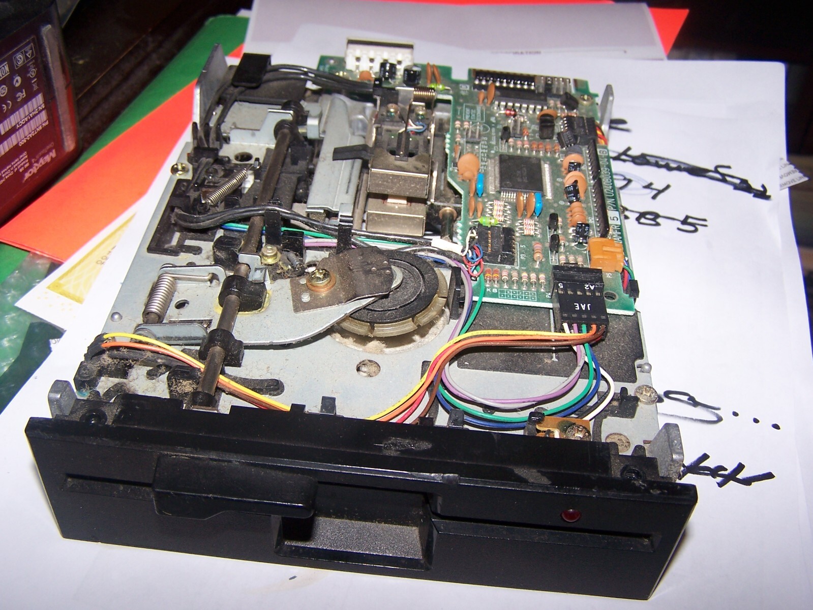 Vintage Mitsubishi Mf501b-312ud 360k 5.25 PC Floppy Disk Drive