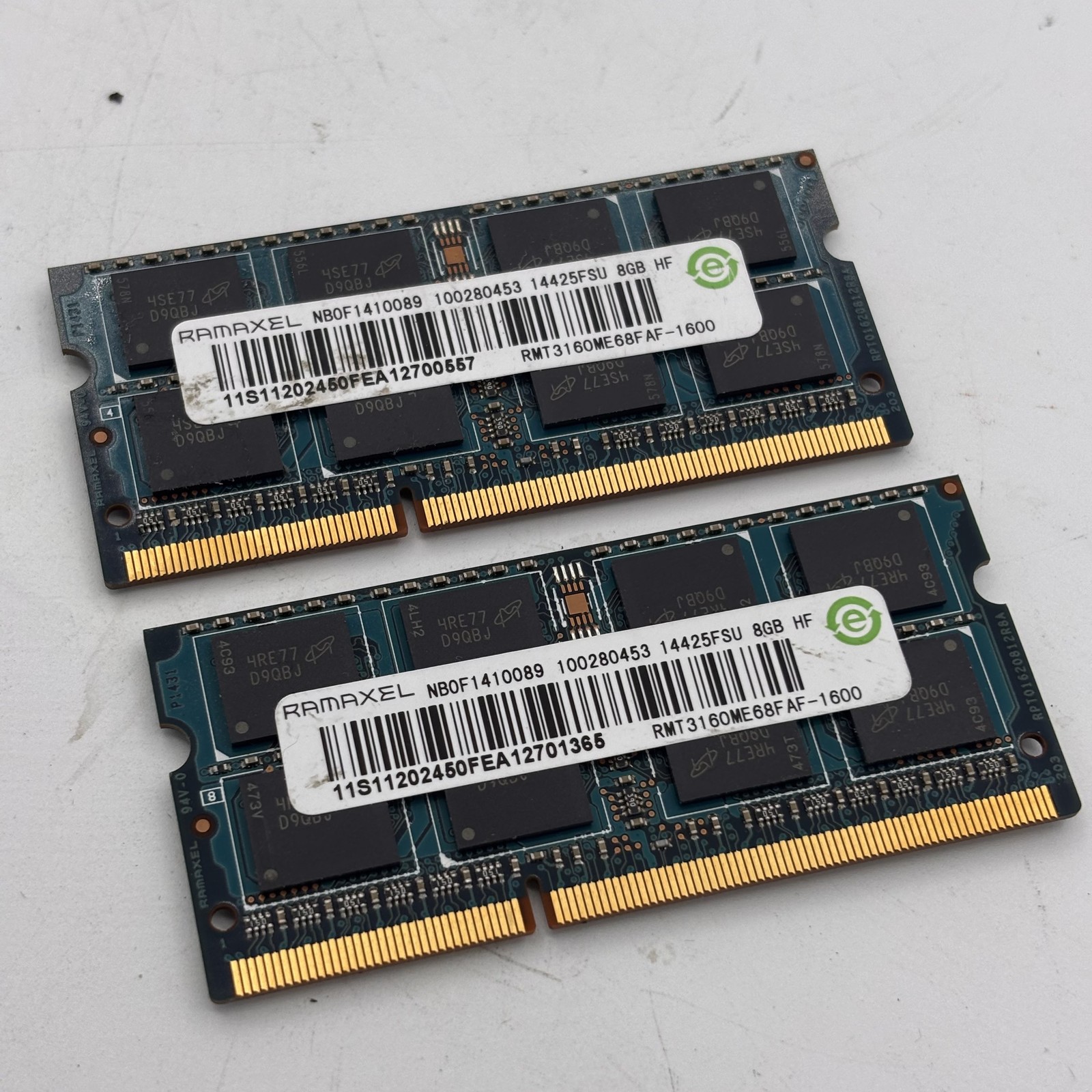 RAMAXEL 16GB (2x8GB) DDR3 PC3-12800S 1600MHz SODIMM Laptop RAM Kit