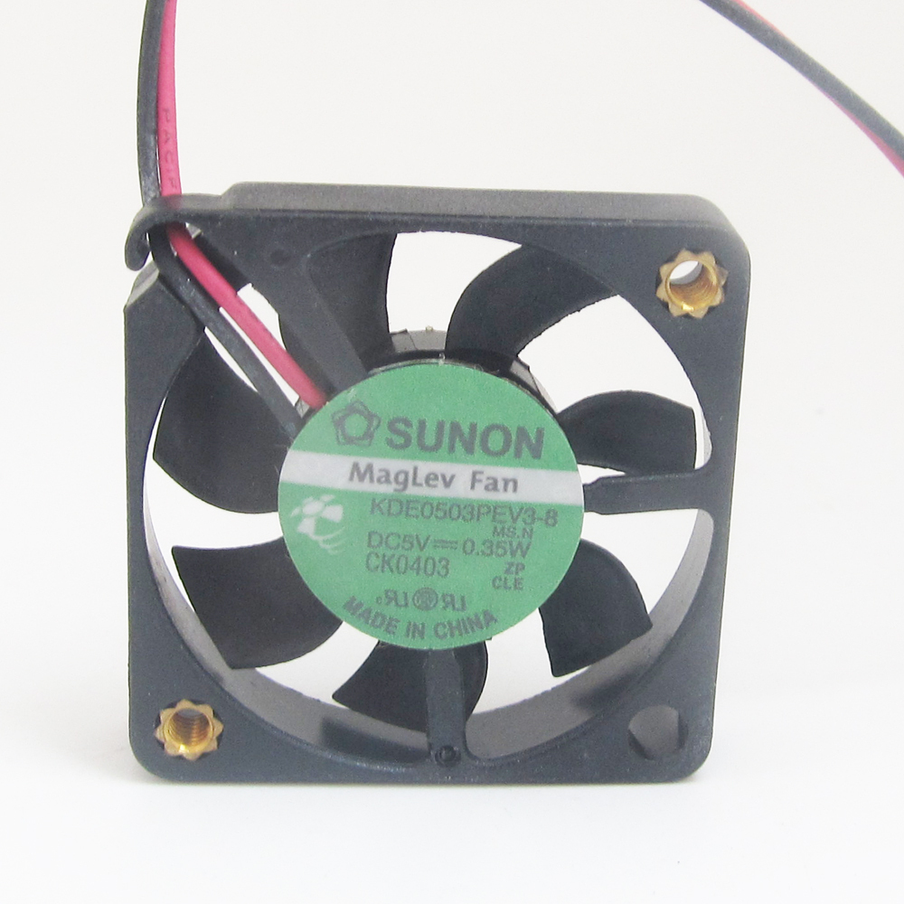 4pcs SUNON MagLev KDE0503PEV3-8 30x30x6mm 3006 DC5V 0.35W 2pin DC Cooling fan
