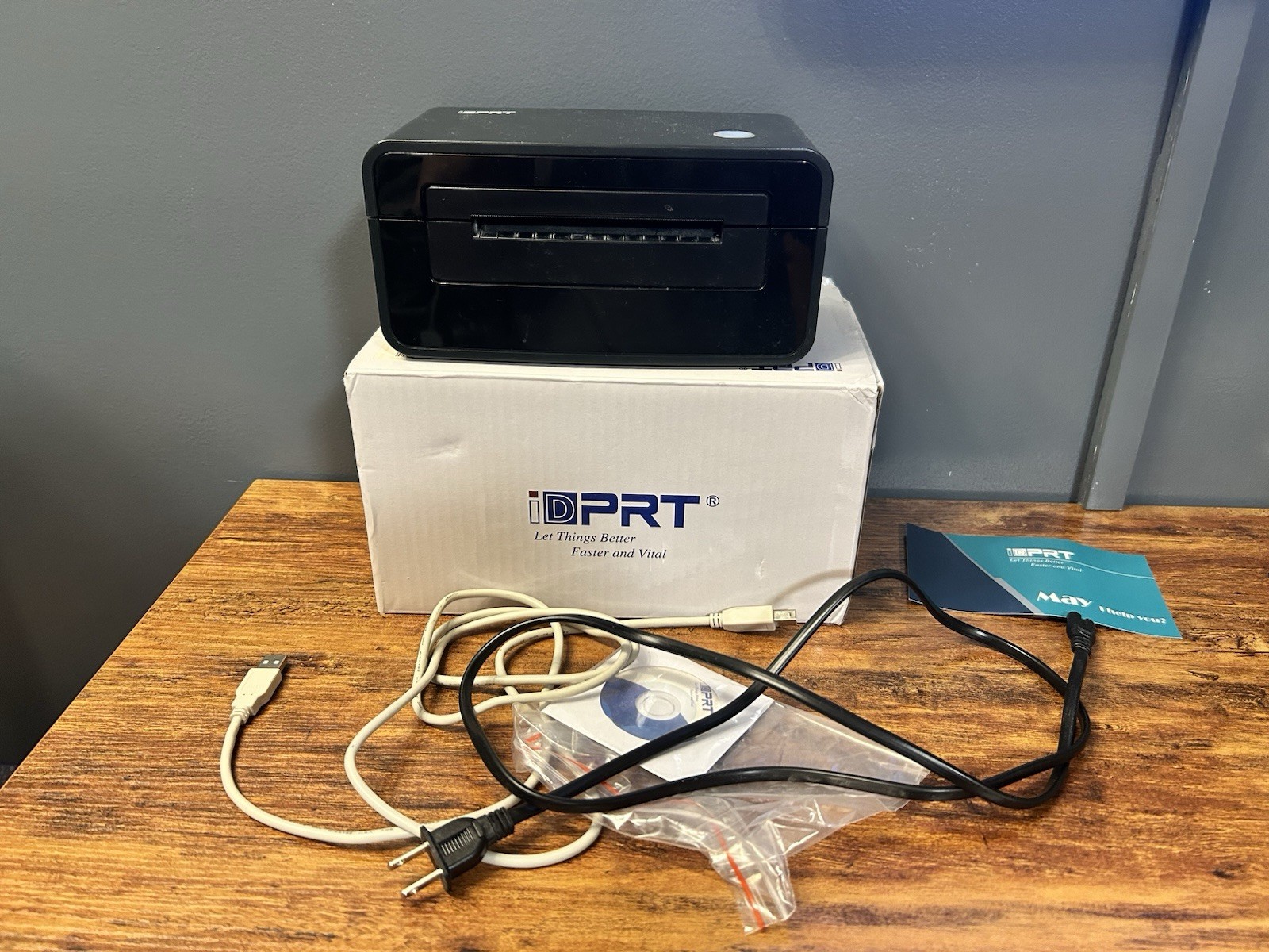 iDPRT SP410 Direct Thermal Label Printer - FOR PARTS or Repair - SEE ALL PHOTOS