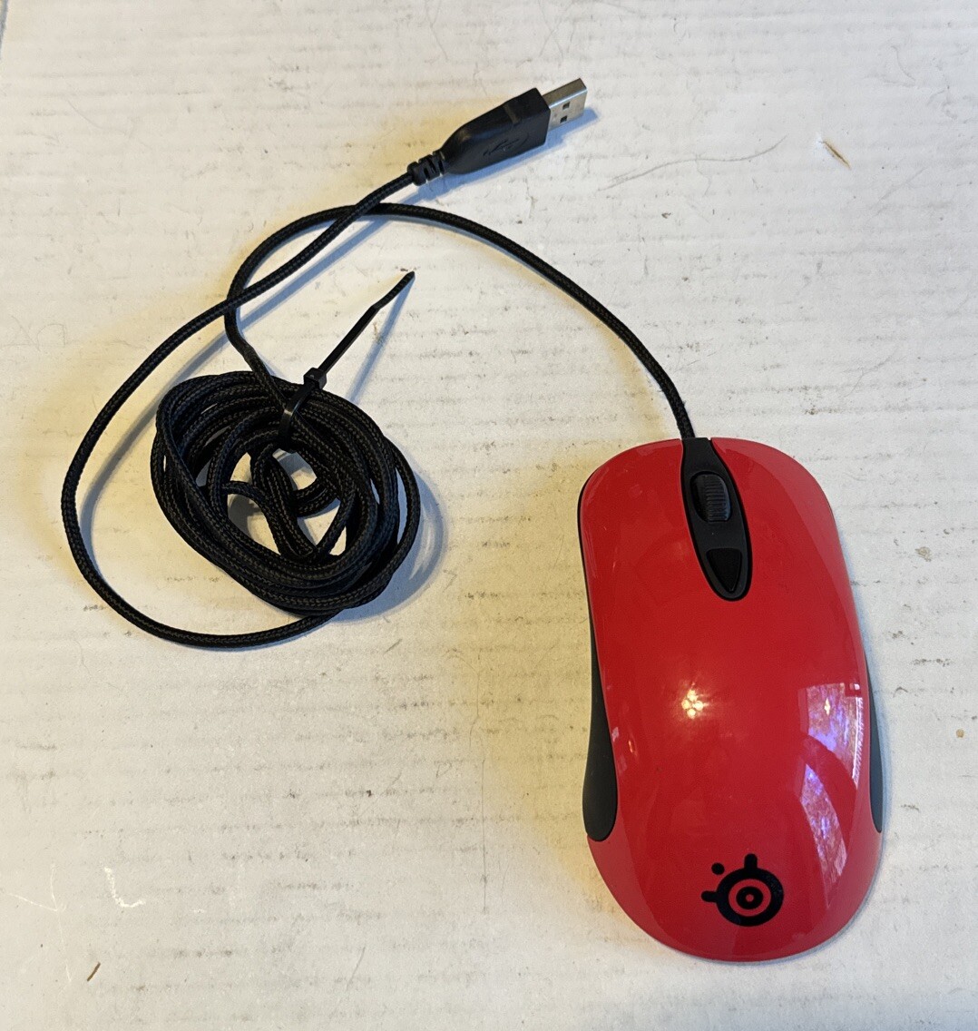 SteelSeries Kinzu V2 Optical Mouse Red Gamer Mouse PC