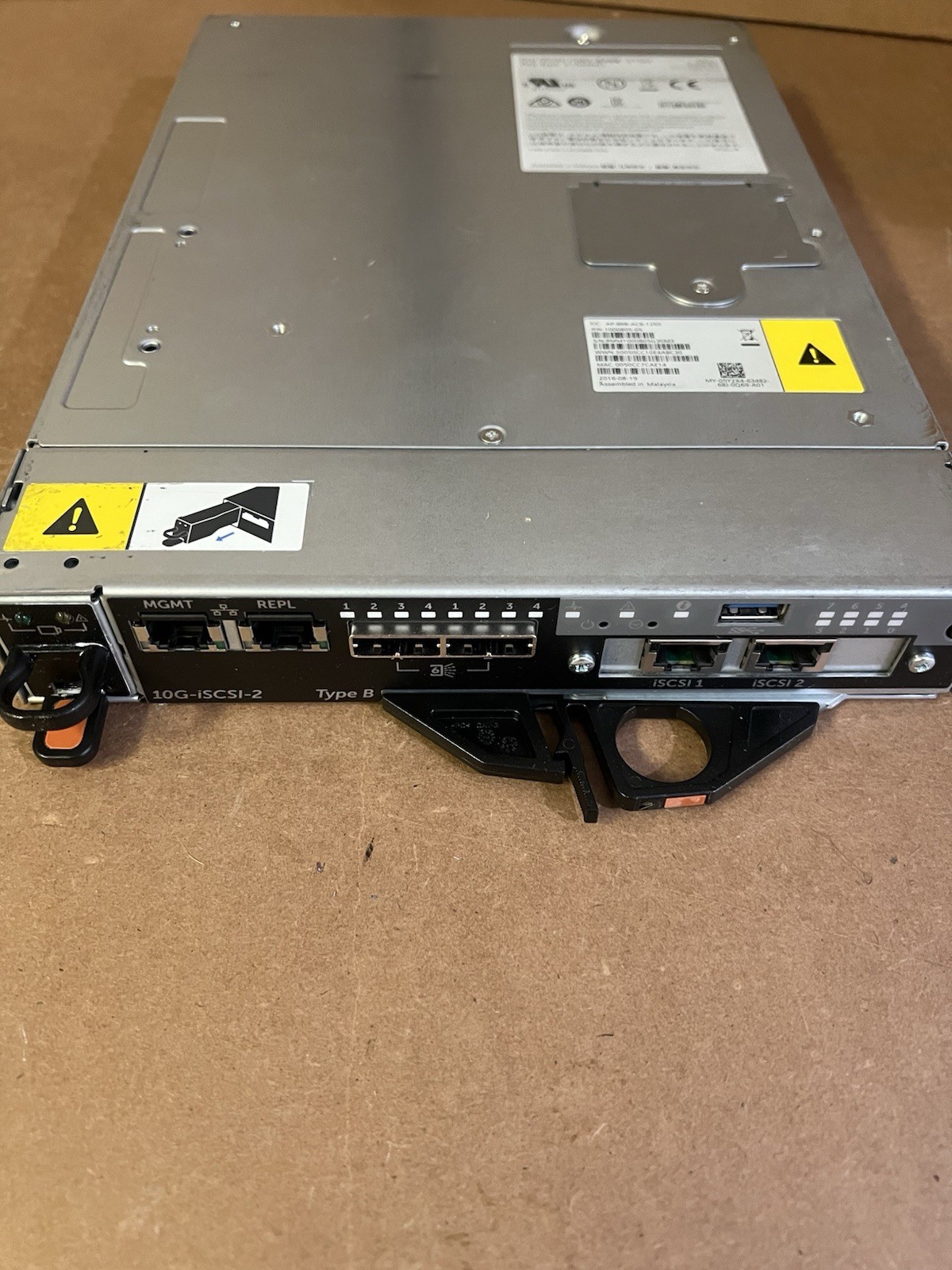 DELL EqualLogic 5Y2X4 1000805-07 10G-iSCSI-2 Type B 10Gb iSCSI Controller Module