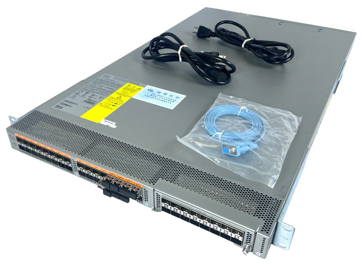 Cisco Nexus N5K-C5548UP 32-Port Network Switch N55-M16P N55-D160L3-V2 2xPSU