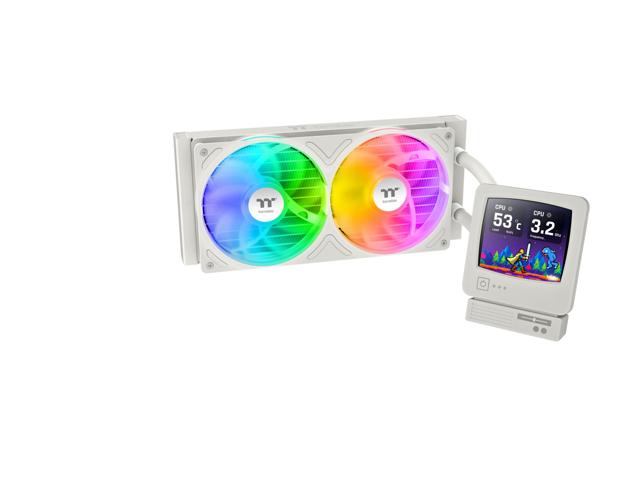 Thermaltake CLW509PL12SWA Retro 240 Ultra ARGB CPU Liquid Cooler