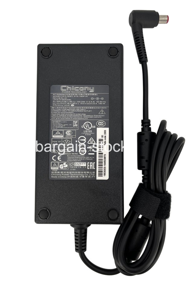 Chicony 180W AC Adapter Charger For MSI GL75 Leopard 10SDK 10SDK-651 10SDK-228