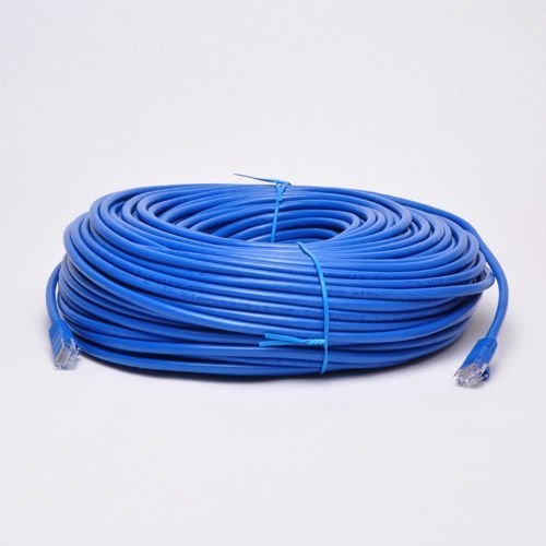 UbiGear New 300ft Blue RJ45 CAT6 Ethernet LAN Network Internet Computer Solid...