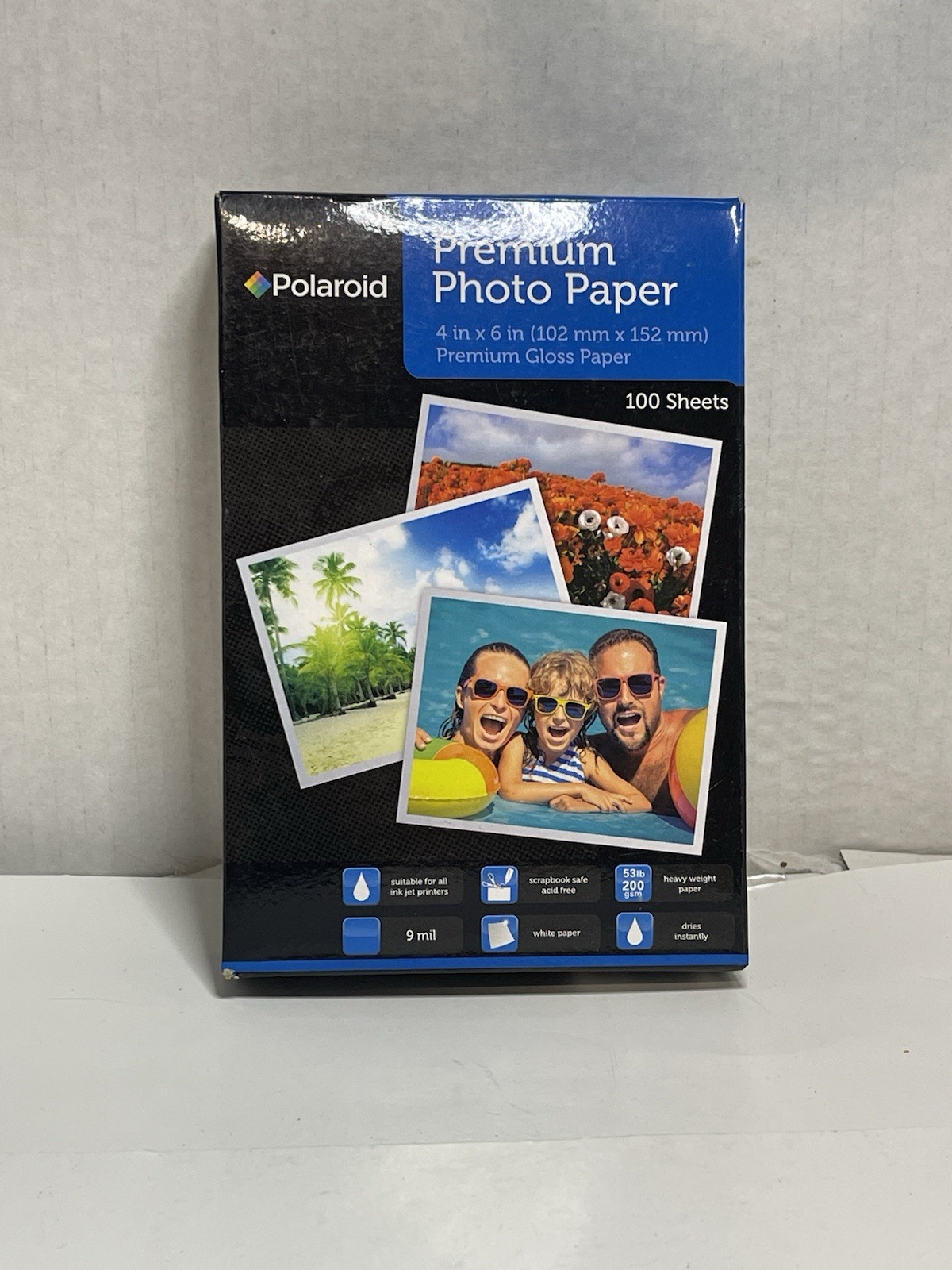 Polaroid Premium Photo Paper 6 X 4 Inch Premium Gloss Paper 100 Sheets